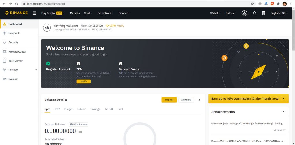 binancedashboard