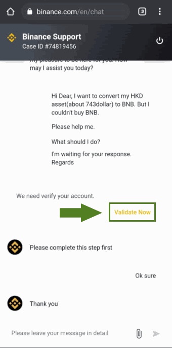 چت با پشتیبانی بایننس - ارز دیجیتال - دیجی نوست