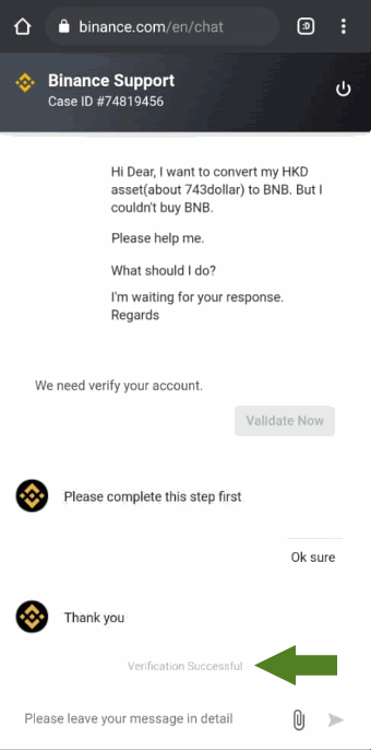 چت با پشتیبانی بایننس - ارز دیجیتال - دیجینوست