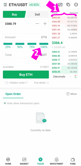 ثبت سفارش هات بیت - دیجینوست - ارز دیجیتال