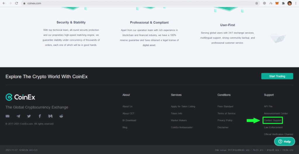 داشبورد کوینکس - ارز دیجیتال - دیجی اینوست